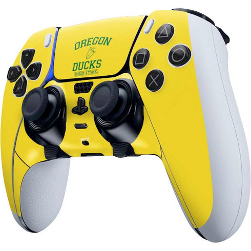 University of Oregon Ducks Quack Attack PS5 DualSense Edge Pro Controller Skin