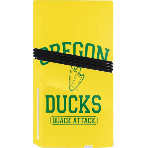 University of Oregon Ducks Quack Attack PS5 Pro Disk Bundle Skin
