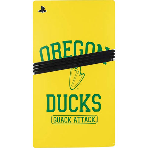 University of Oregon Ducks Quack Attack PS5 Pro Disk Console Skin