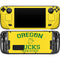 University of Oregon Ducks Quack Attack Steam Deck Handheld Gaming Computer OLED Skin