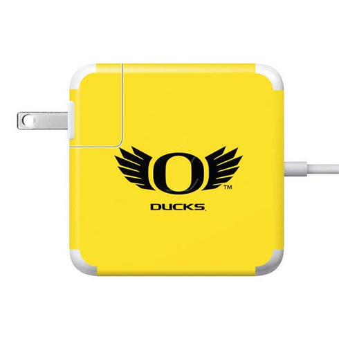 University of Oregon Ducks Yellow 85W Power Adapter (15 and 17 inch MacBook Pro Charger) Skin