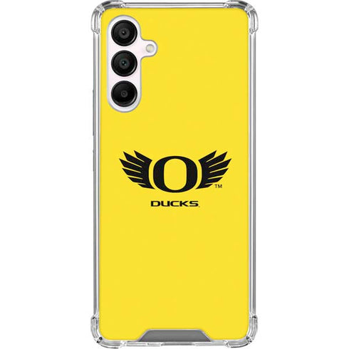 University of Oregon Ducks Yellow Galaxy A16 5G Clear Case