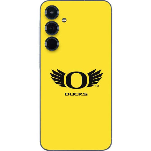 University of Oregon Ducks Yellow Galaxy A35 5G Skin