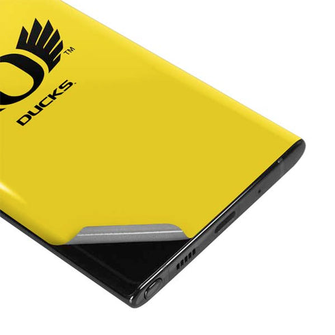 University of Oregon Ducks Yellow Galaxy Note 10 Plus Skin