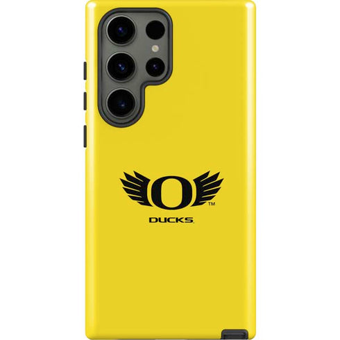 University of Oregon Ducks Yellow Galaxy S23 Ultra Pro Case
