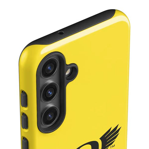University of Oregon Ducks Yellow Galaxy S25 Plus Impact Case