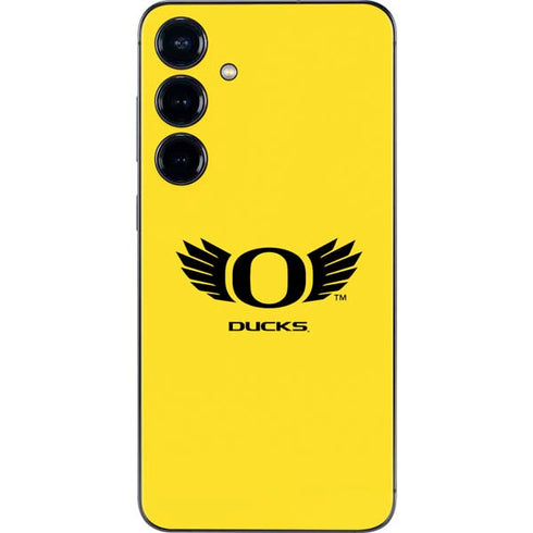 University of Oregon Ducks Yellow Galaxy S25 Plus Skin
