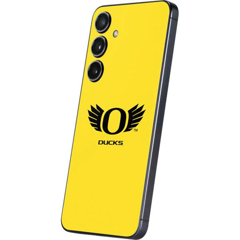 University of Oregon Ducks Yellow Galaxy S24 Skin