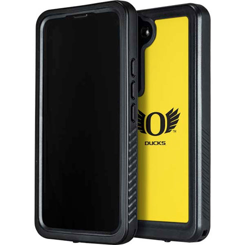 University of Oregon Ducks Yellow Galaxy S24 Waterproof Case
