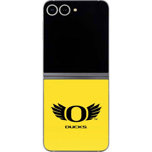 University of Oregon Ducks Yellow Galaxy Z Flip6 Skin