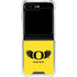University of Oregon Ducks Yellow Galaxy Z Flip6 Clear Case