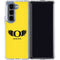 University of Oregon Ducks Yellow Galaxy Z Fold5 5G Clear Case