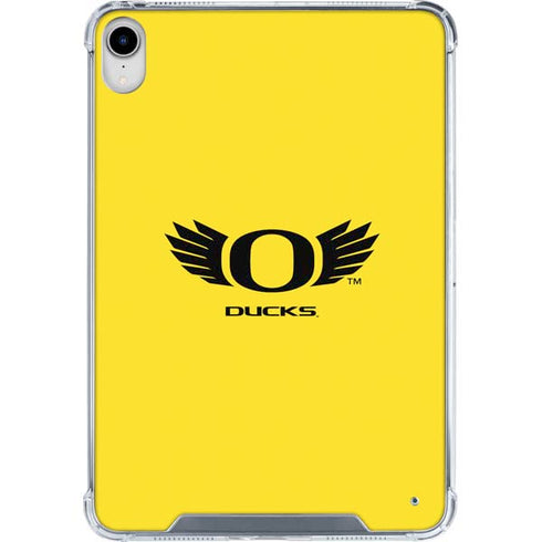 University of Oregon Ducks Yellow iPad 11th Gen (2025) Clear Case