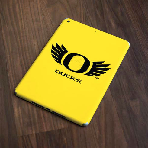 University of Oregon Ducks Yellow Apple iPad Skin