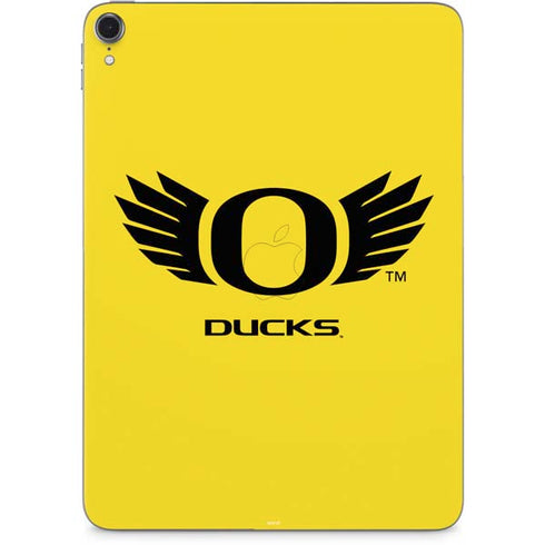 University of Oregon Ducks Yellow Apple iPad Pro Skin