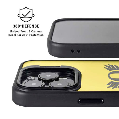 University of Oregon Ducks Yellow iPhone 14 Pro Kickstand Case