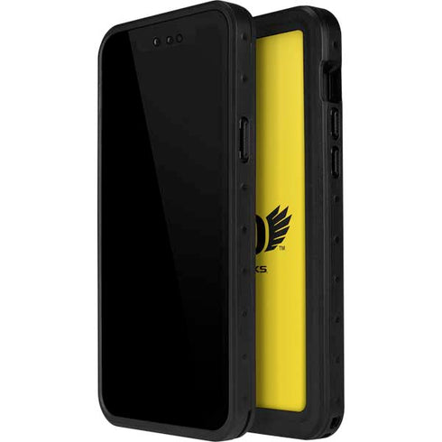 University of Oregon Ducks Yellow iPhone 15 Pro Waterproof Case
