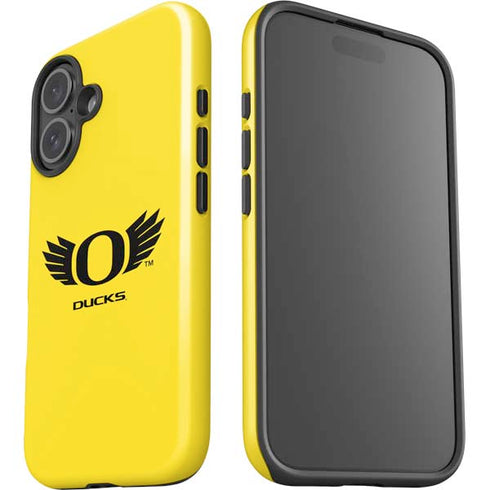 University of Oregon Ducks Yellow iPhone 16 Impact Case