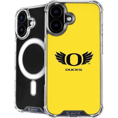 University of Oregon Ducks Yellow iPhone 16 MagSafe Case