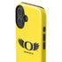 University of Oregon Ducks Yellow iPhone 16 Plus Impact Case