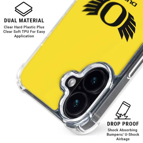 University of Oregon Ducks Yellow iPhone 16 Plus MagSafe Case