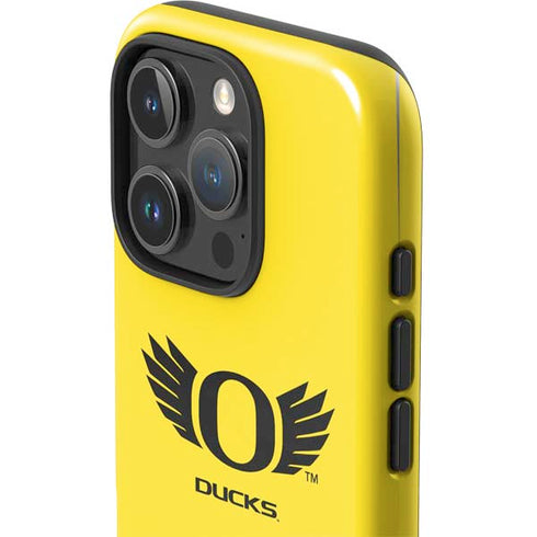 University of Oregon Ducks Yellow iPhone 16 Pro Max Impact Case