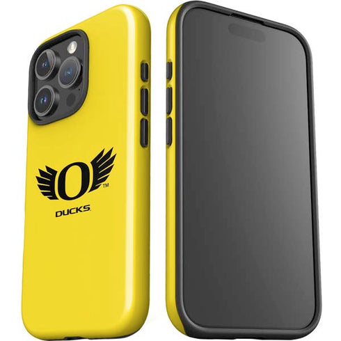 University of Oregon Ducks Yellow iPhone 16 Pro Max Impact Case