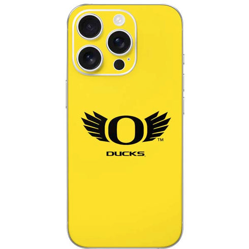 University of Oregon Ducks Yellow iPhone 16 Pro Skin