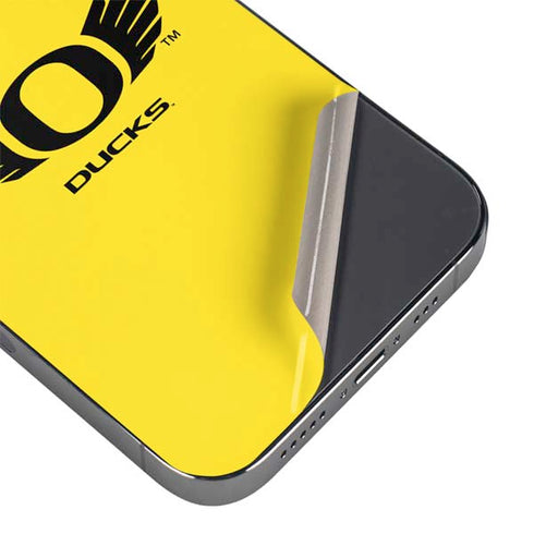 University of Oregon Ducks Yellow iPhone 16 Pro Skin