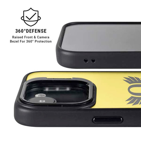 University of Oregon Ducks Yellow iPhone 16e Kickstand Case