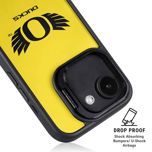 University of Oregon Ducks Yellow iPhone 16e Kickstand Case