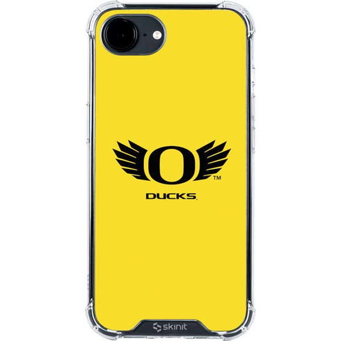 University of Oregon Ducks Yellow iPhone 16e Clear Case