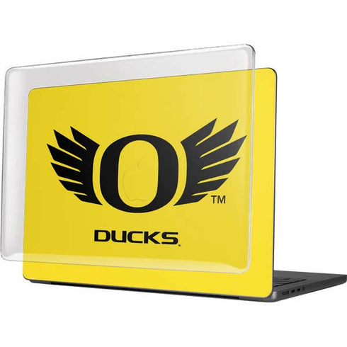 University of Oregon Ducks Yellow MacBook Pro 14in (2021-24) Case plus Skin