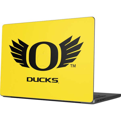 University of Oregon Ducks Yellow Apple MacBook Pro 14-inch Skin
