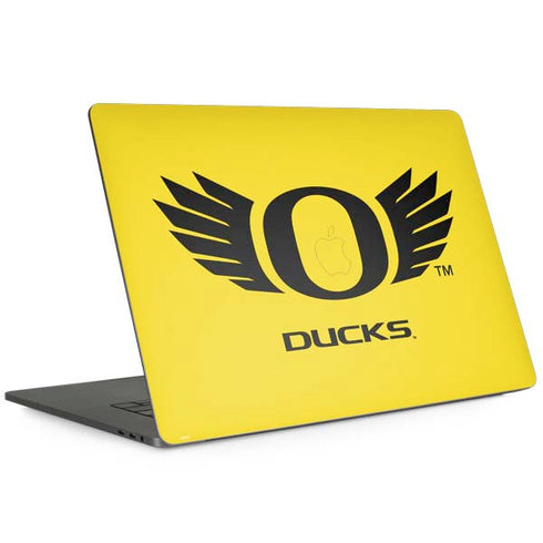 University of Oregon Ducks Yellow MacBook Skins