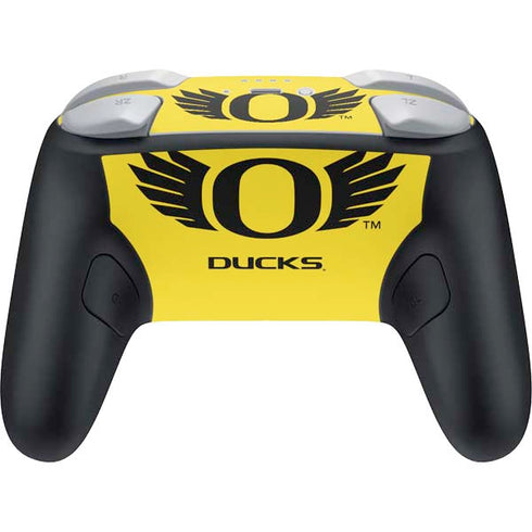 University of Oregon Ducks Yellow Nintendo Switch 2 (2025) Pro Controller Skin