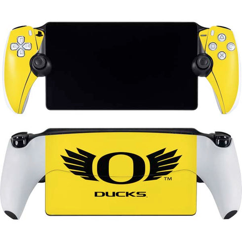 University of Oregon Ducks Yellow PlayStation Portal Remote Player Skin