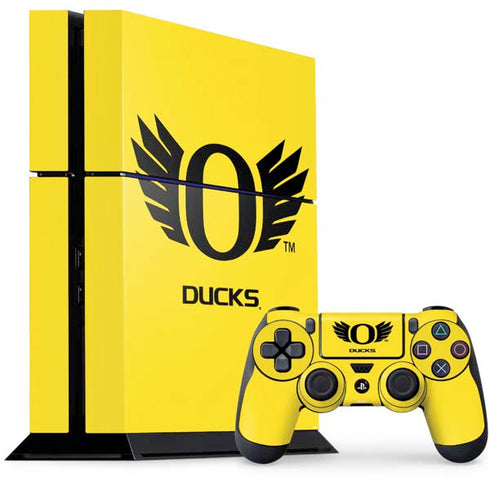 University of Oregon Ducks Yellow PlayStation PS4 Skins