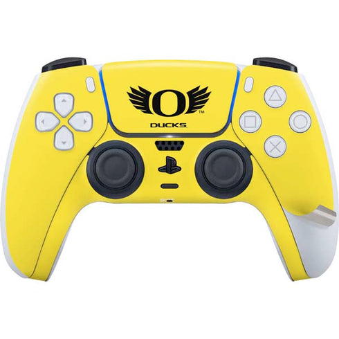 University of Oregon Ducks Yellow PS5 Pro Disk Bundle Skin