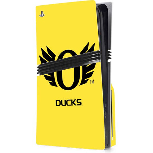 University of Oregon Ducks Yellow PlayStation PS5 Skins