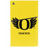 University of Oregon Ducks Yellow PS5 Slim Digital Edition Console Skin