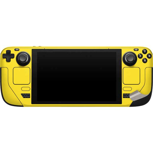 University of Oregon Ducks Yellow Steam Deck Handheld Gaming Computer Skin