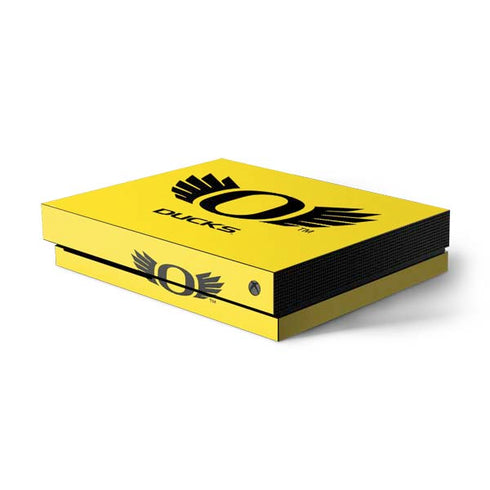 University of Oregon Ducks Yellow Xbox One Skins