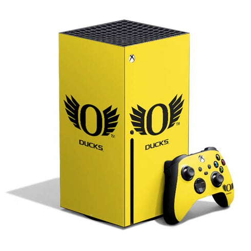 University of Oregon Ducks Yellow Xbox Series X Bundle Skin