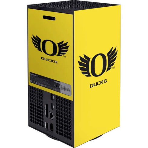 University of Oregon Ducks Yellow Xbox Series X Bundle Skin