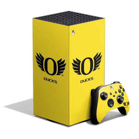 University of Oregon Ducks Yellow XBox Series X Digital Edition Bundle Skin