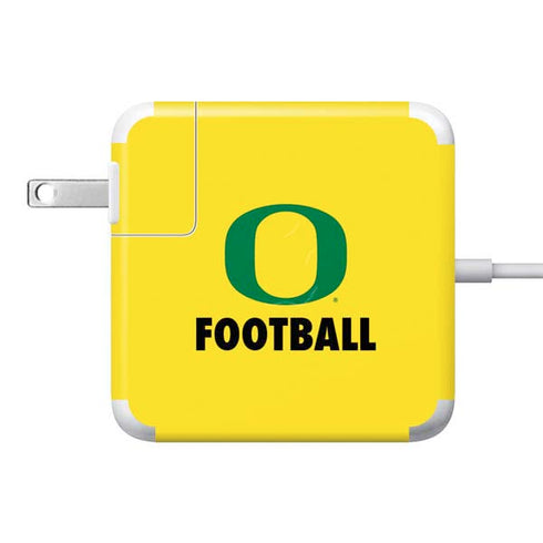 University of Oregon Football 85W Power Adapter (15 and 17 inch MacBook Pro Charger) Skin
