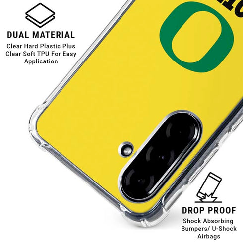 University of Oregon Football Galaxy A36 5G Clear Case