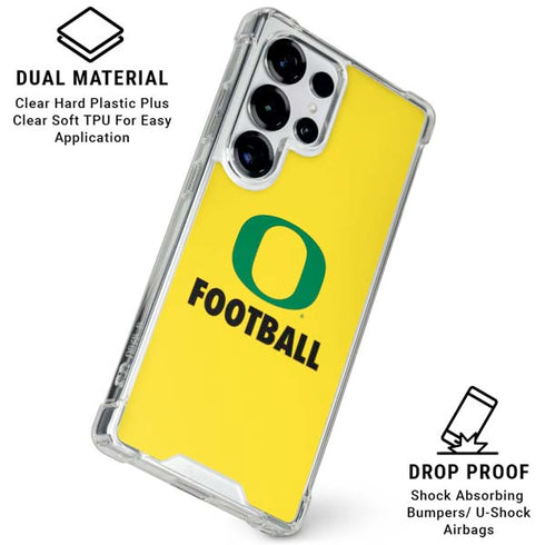 University of Oregon Football Galaxy S25 Ultra Clear Case