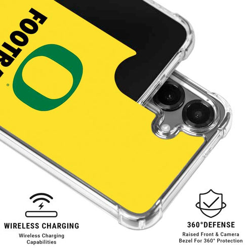University of Oregon Football Galaxy S26 Clear Case